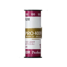 Load image into Gallery viewer, Fujifilm Fujicolor PRO 400H Professional Color Negative Film (120)
