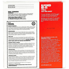 Load image into Gallery viewer, Ilford ID-11 Film Developer (Powder) for Black & White Film - Makes 1 Liter