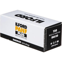 Load image into Gallery viewer, Ilford Pan F Plus Black and White Negative Film (120)