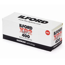 Load image into Gallery viewer, Ilford XP2 400 Super Black and White Negative Film (120)
