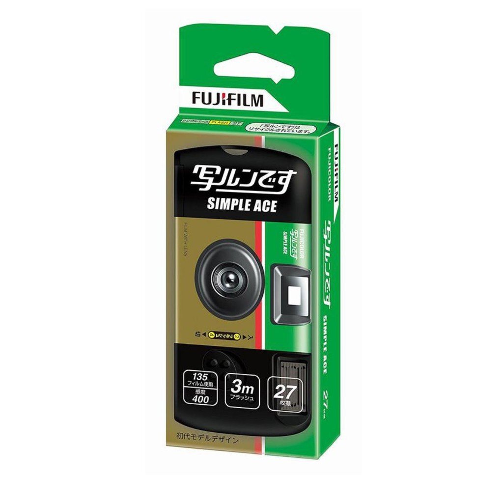 Fujifilm Simple ACE Disposable Camera ( ISO-400 )With Flash-27 Exposures